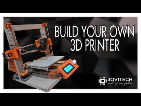 DIY Prusa 3D printer build video thumbnail